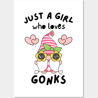 Just A Girl Who Loves Gonks Summer Posters and Art